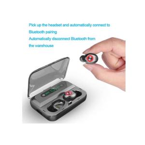 LED Display In Ear Wireless Earbuds With 3500mA Charging Case / Power Bank
