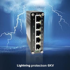 5 Port 10/100/1000T Gigabit Ethernet Switch 14.88Mpps 12VDC