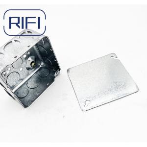 UL Listed Outdoor Electrical Galvanized Metal 4x4 Square Junction Boxes