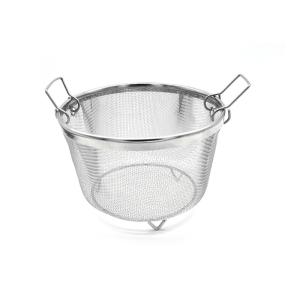 Silicone Handle BF04 Stainless Steel Mesh Filter Baskets Metal Steamer 6QT