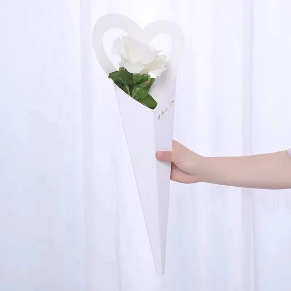 Customized Single Rose Flower Box Accepting Custom Orders for Florist Bowknot Gift Packaging