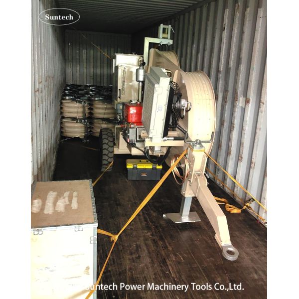 Line Construction Electrical Wire Puller Gasoline Powered Cable Winch
