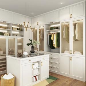 NO Folded and Convertible MDF Bedroom Wall Wardrobe Design for Compact Living