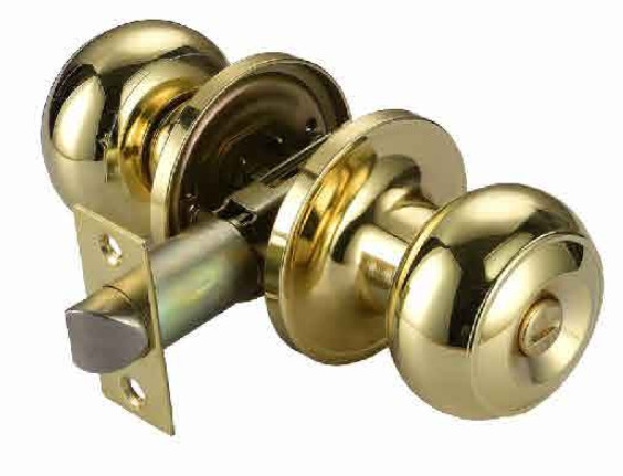 Changeable Square Corner Faceplate Knob Door Lock with Antitheft Standard A and