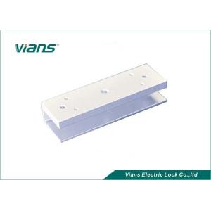 Access Control U Shaped Bracket For Magnetic Lock , Frameless Glass Mounting