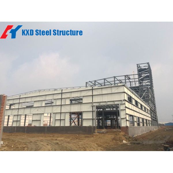 Quality Prefabricated Steel Structure Warehouse with Portal Frame H Steel Main Frame and Z or C Purlins for sale