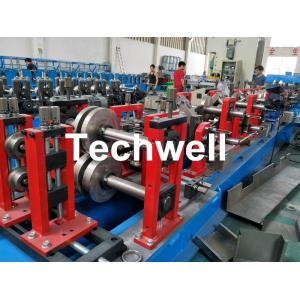 Wholesale Automatic Interchangeable C / Z Purlin Roll Forming Machine With Hydraulic Cutting Type from china suppliers