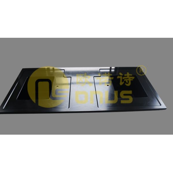 Black molded marine edge chemical resistant sink top/ university science lab