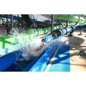 Customized FRP Boomerang Spiral Swimming Pool Slide environmental protection