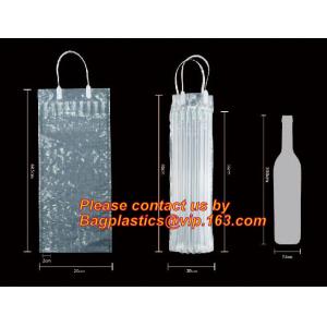 Plastic wrap air bag colume double layer bubble courier bag poly bubble bag for