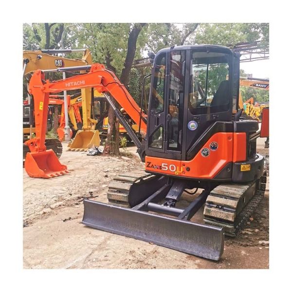 Mini Second-hand Hitachi ZX50U Hydraulic Crawler Digger with Original ISUZU