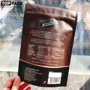 Custom Printing Resealable Doypack Food Packaging Pouches For Nuts