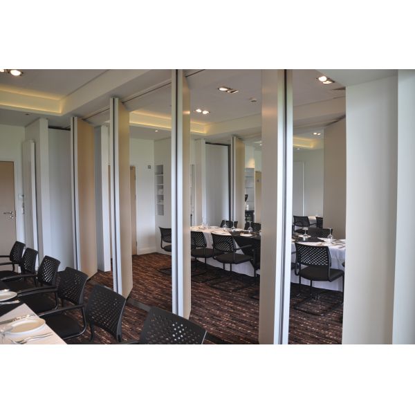 Sliding Office Room Partition Walls With Aluminium Profile 4m Height