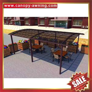 China hot sale outdoor rain sun pc polycarbonate aluminium aluminium alu gazebo pavilion shelter canopy awning cover shield on sale