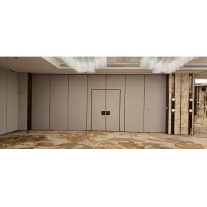 Modern Sliding Office Partition Walls Sound Insulation Melamine Surface Hanging