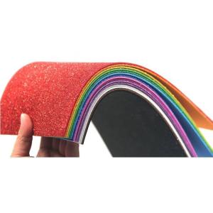 Fire Retardant Craft Foam Sheets Non Toxic , Glitter Foam Sheets For Artifact