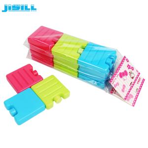 Custom Plastic Mini Ice Packs Freezer Brick , Non - Caustic Reusable Freezer