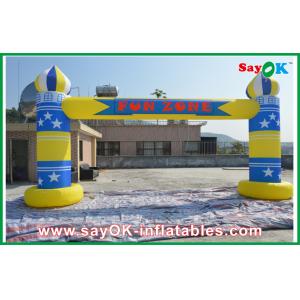 Wholesale Inflatable Promotional Products Advertising Events Inflatable Finish Arch With Logo Printing 6m X 3m from china suppliers