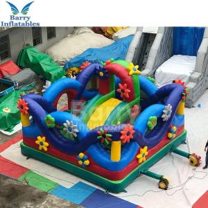 Wholesale Tarpaulin Inflatable Bouncy Castle Children Flower Vegetable Inflatable Funcity Playground from china suppliers