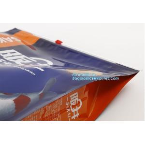 Eight edge-sealing pet slider dog food bags Vacuum bag color printing aluminum
