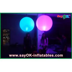 Advertising LED Inflatable Backpack Ball With Logo Printing