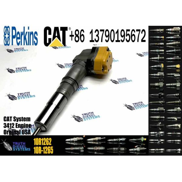High Quality Fuel Injector 222-5963 Diesel Engine Fuel Injector 10R-1262 10R1262 2225963 for CAT 3126E 5110B 3126B 3512B