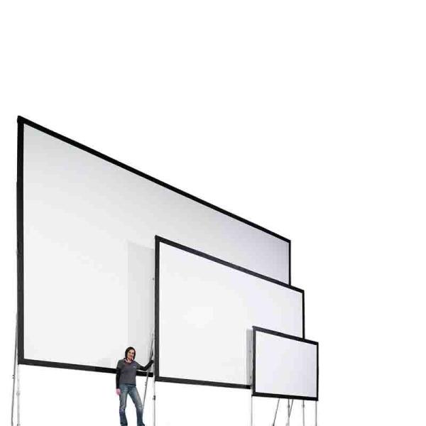 Quality Front Rear 200 Inches Foldable Projector Screen Frame Matt White for sale