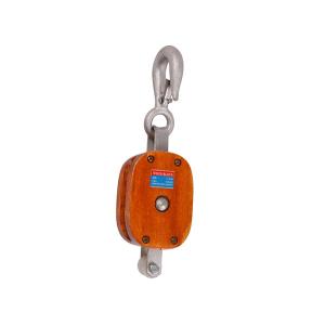 JTWP-A1 Regular Wood Pulley(single wheel with hook)