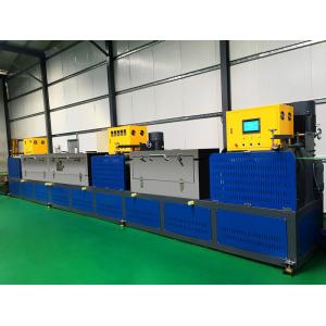 China Thickness 0.4-1.2mm PET Strap Manufacturing Machine 180-620KGS PLC Control System on sale