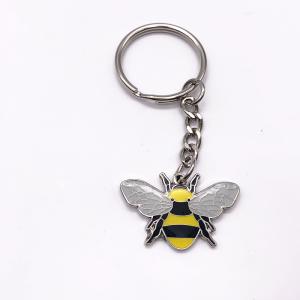 Beautiful Custom Metal Keychains , Soft Enamel Personalised Metal Keyrings