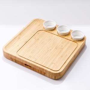 Customizable Rectangle Wood Board for Eco-Friendly Cheese Serving in Restaurants
