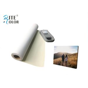 Bright White Stretched Matte Canvas Roll 260gsm Polyester Print Fabric