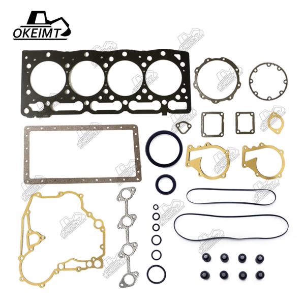 V1505 4D78 V1505-E Overhaul Gasket Kit 16285-99352 Upper Lower Set For Kubota