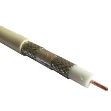 Quad-Shield RG7 Coaxial Cable ROSH Standard 21% CCS 75 Ohm Coaxial Cable For