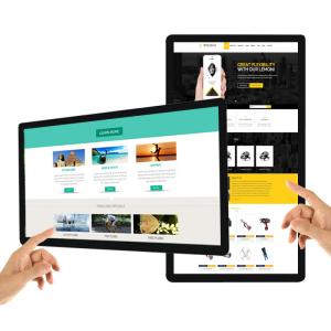 promotion 21.5 Inch 22" Capacitive Touch Elevator Wall Mount Advertising Screen