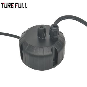 Single Output Round LED Driver Black Aluminum Case 5 Years Warranty