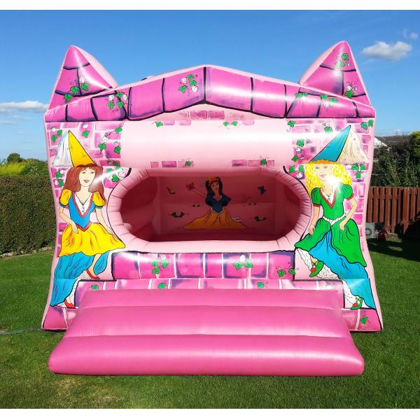EN71 Inflatable Princess Bouncy Castle Jumping House For Children