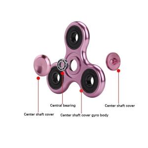 High Speed Precision Metal Hand Spinner Fidget Spinner Toy for Unisex 3 to 5 min