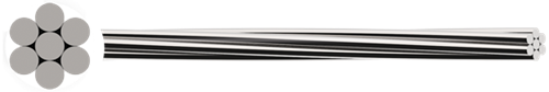 AAC / AAAC / ACSR / ACAR / ACCC Bare Conductor Cable Steel Reinforced