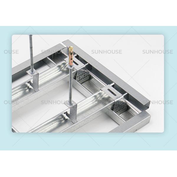 60# Keel Material Gypsum Board Ceiling Fireproof For Commercial Residential Buildings