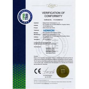 Beijin Honkon Technologies CO.，Ltd Certifications