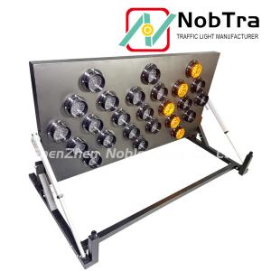 12 Or 24VDC Solar Or Battery Powered LED Arrow Boards with Wireless Remote
