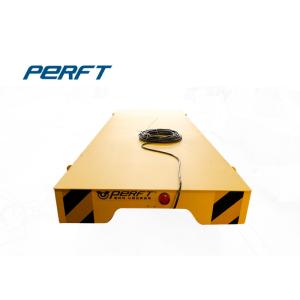 Rail Traveling Flat Electric Transfer Cart Customized 5 Ton Tow Cable Power