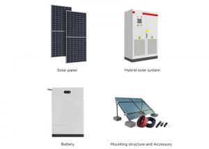 Wholesale Hybrid Set Solar Power Battery Energy Storage System 30kw 50kw For Home 60Hz from china suppliers