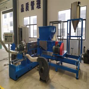 PP PVC Plastic Recycling Granulator 160KW Pe Plastic Flakes Pelletizing Line