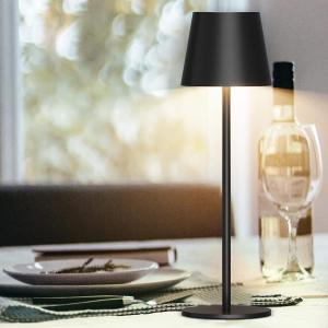 Rechargeable 3 In 1 Battery Operated Table Lamp IP44 Warm White Iron metal+ABS