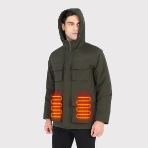 Buy cheap Fleece Men's Heated Jacket Rechargeable Electric Heated Clothes for Hiking from wholesalers
