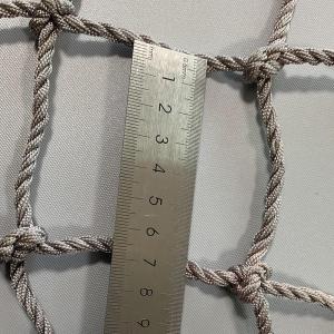 White rope high quality cargo climbing playground climbing net