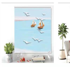 Customized pattern 3D print roller blind Personalization custom curtain