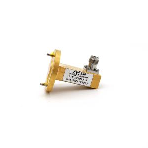 China Q Band Waveguide To Coaxial Adapter WR22 2.4mm Female on sale